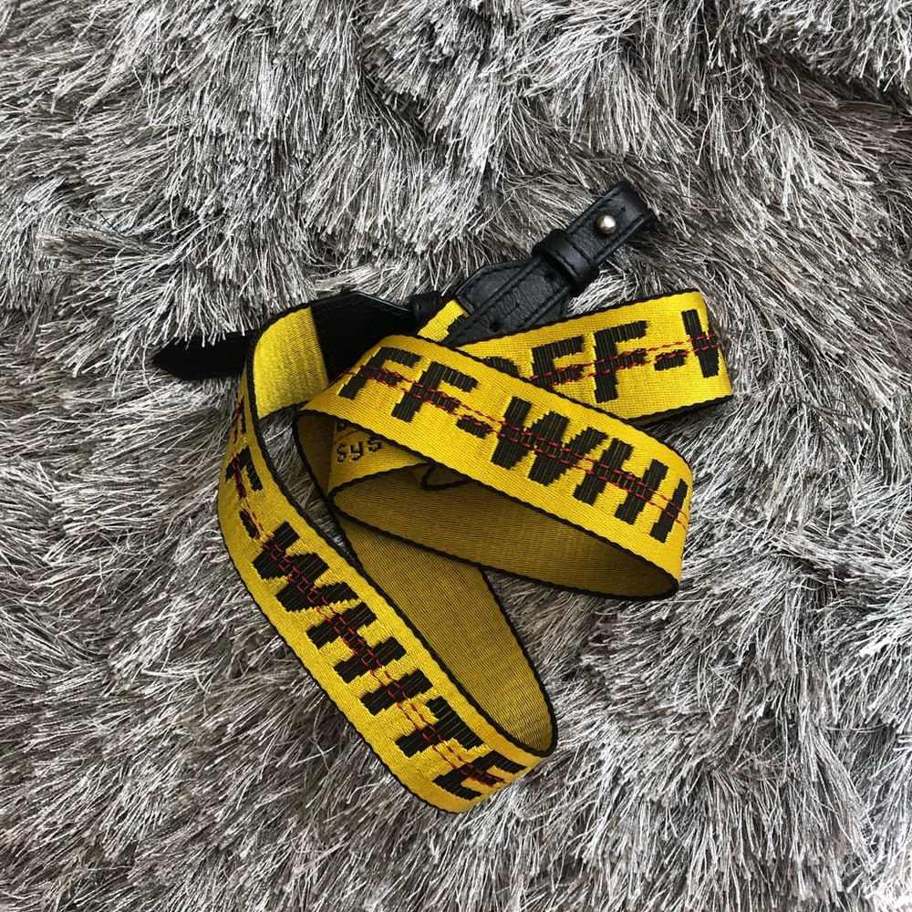 OFF-WHITE Yellow Shoulder Strap